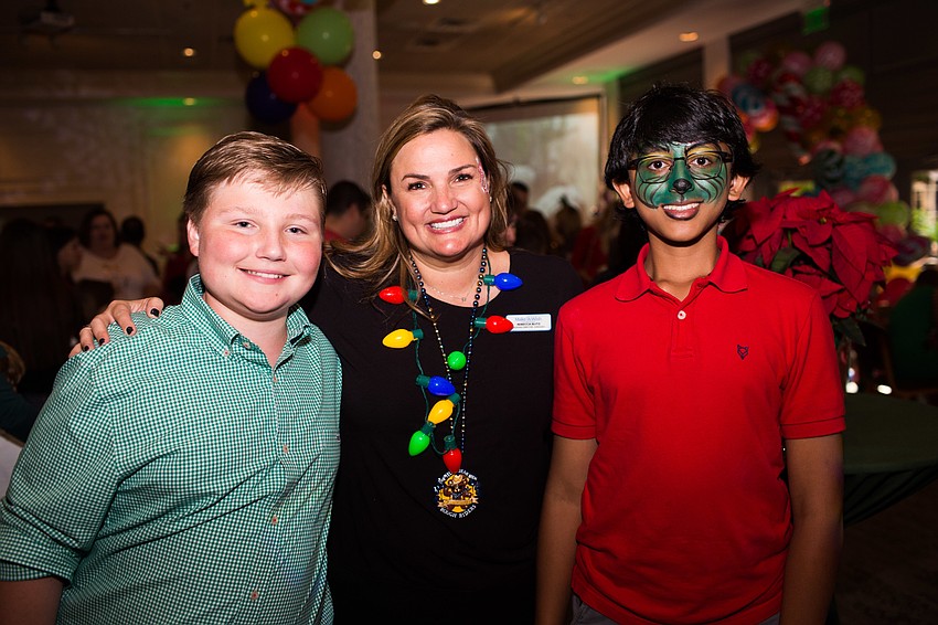 Ryan Blitz and Executive Director Rebecca Blitz with Varun Bulusu