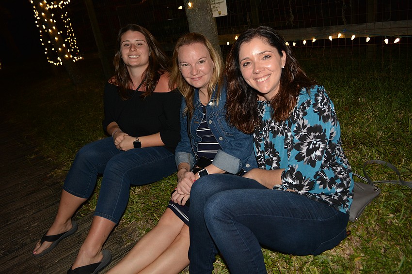 Aimee Johanson, Jackie Karlberg and Jenelle Walsh were on vacation from Boston and heard about the parade.