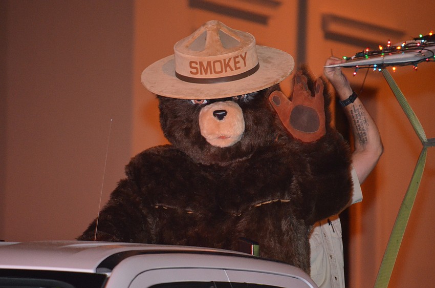 Smokey Bear reminds people only we can prevent fires.