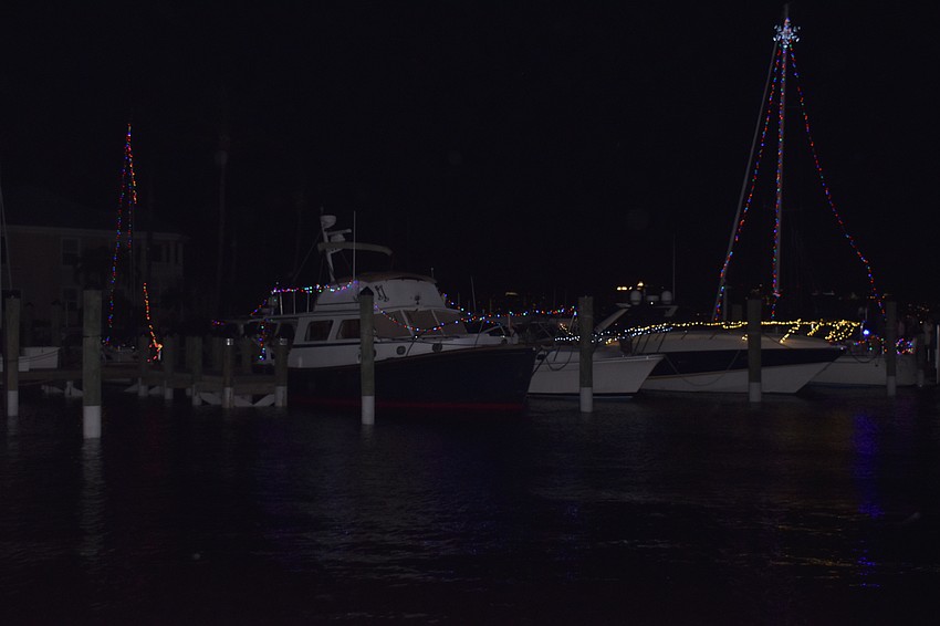 Following the blessing, a cannon shot marked the lighting of the fleet.