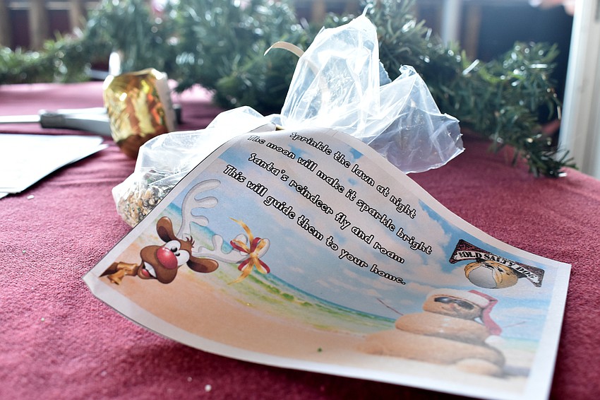 Kids could make reindeer food to toss around their yards on Christmas Eve.