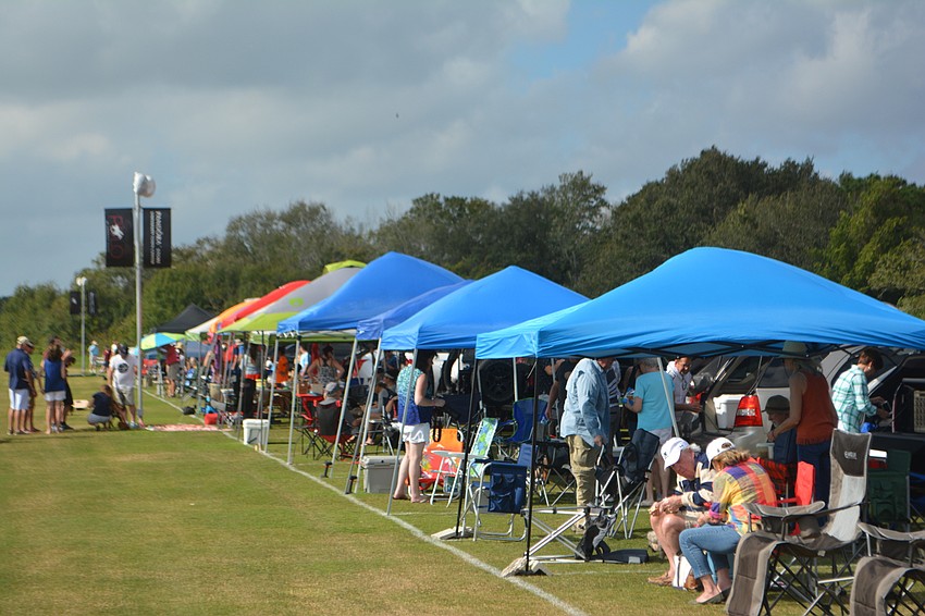 The sidelines were packed for the Sarasota Polo Club's season opener.