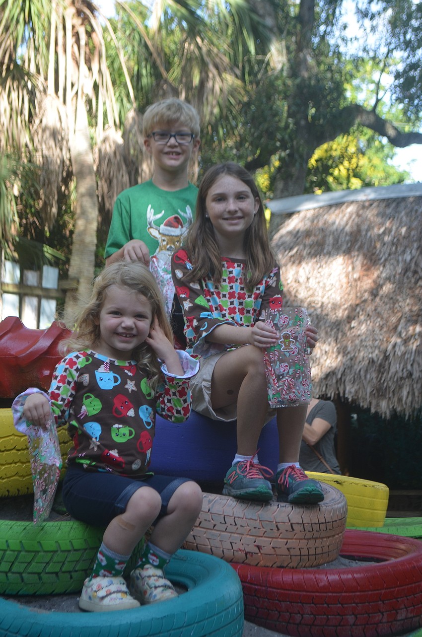 Paisley Lally, Kelsi Lally and Evan Lally