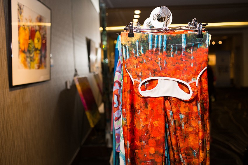 Debbie Dannheiser had a pop-up shop for guests to browse.