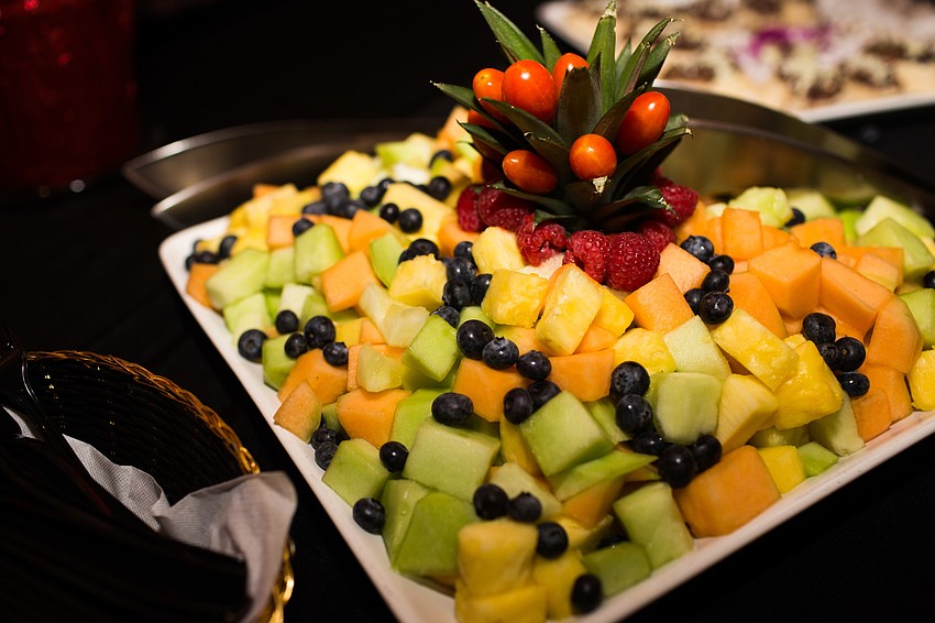 Light appetizers were served during social hour.