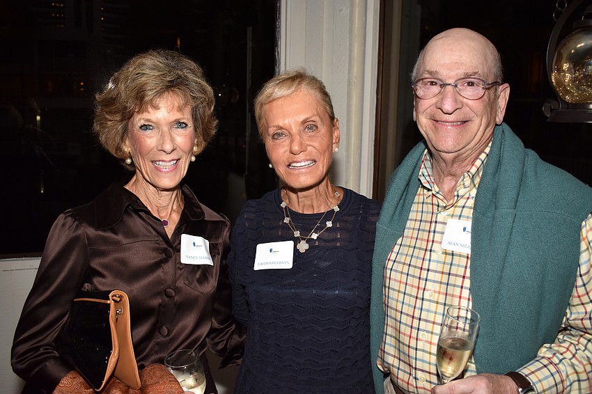 Nancy Harris, Faith Goldman and Alan Milbauer
