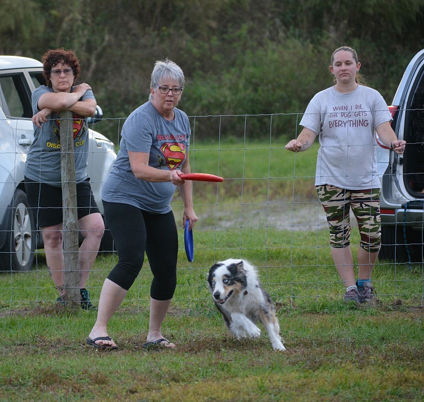 Linda Shoenberger said most members of the league are just having fun, although her son, Landson, is a more accomplished player.