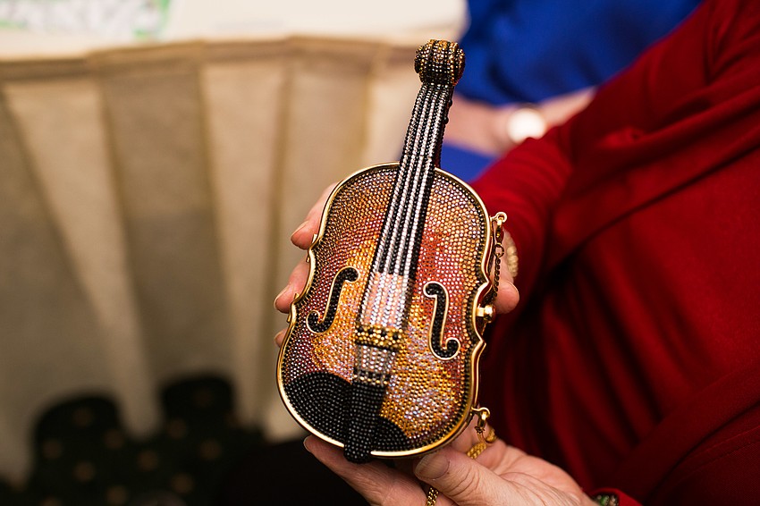 Ellen Cavanaugh's bag fit the occasion.