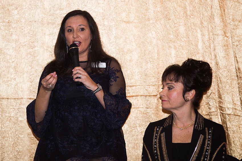 Jennifer Mitchell answers audience questions.