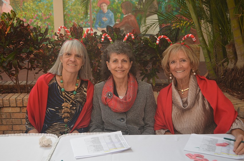 Eve Marino, Gina Jordan and Margo Bischof are in charge of distributing the tickets for the event.