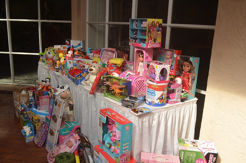 The toys donated at the event will be given to children of the families who utilize SPARCC.