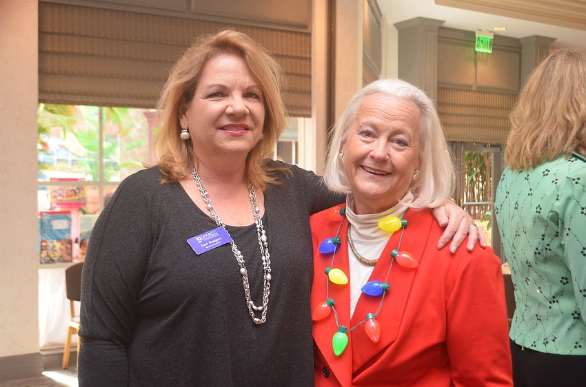 Board Chair Lori Rodgers and former Board Chair Susan Erhart