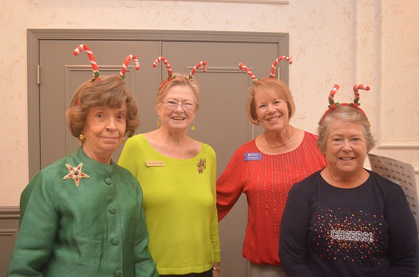 Pat Knasiak, Paula Griffin, Sandy Fulkerson, the second Vice President of SPARCC and Pat Bene