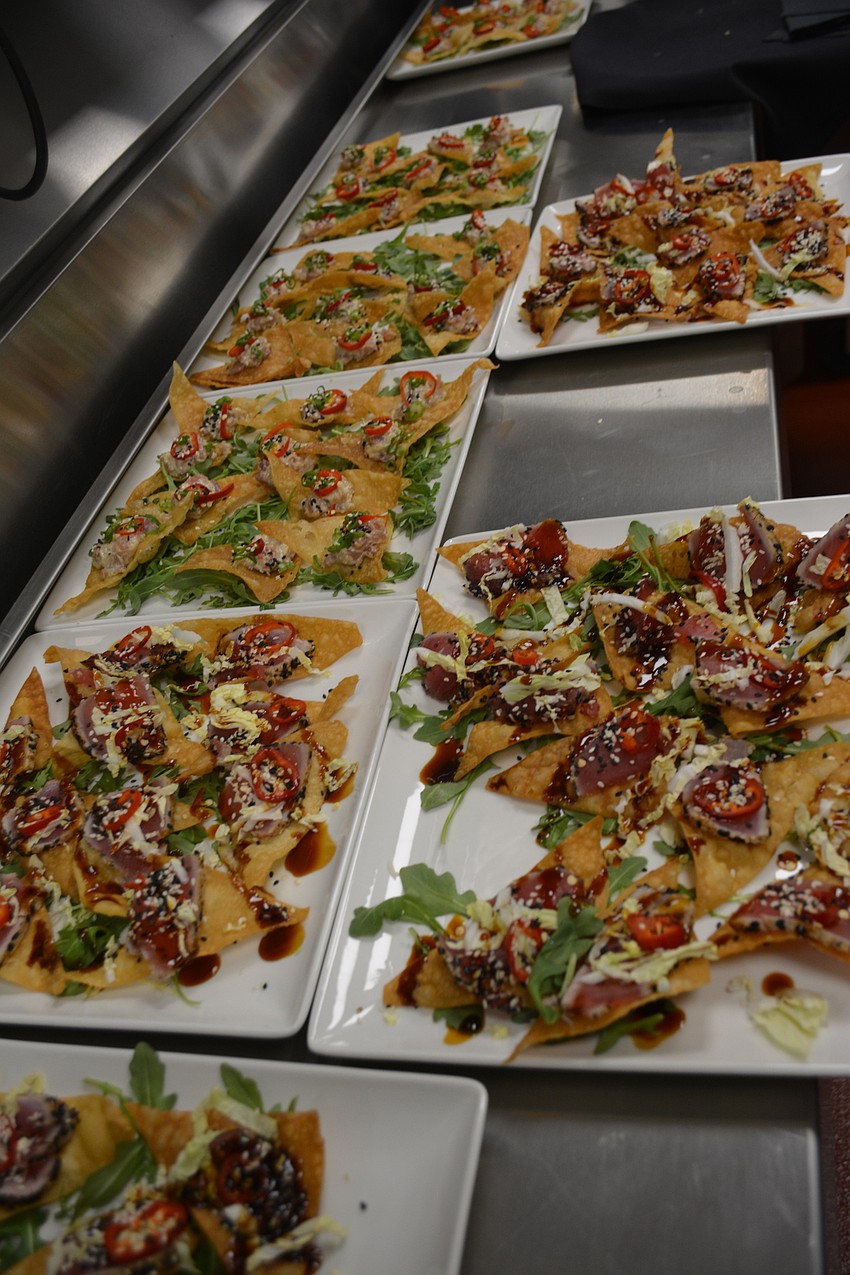 The food kept coming for more than two hours at the Grove.