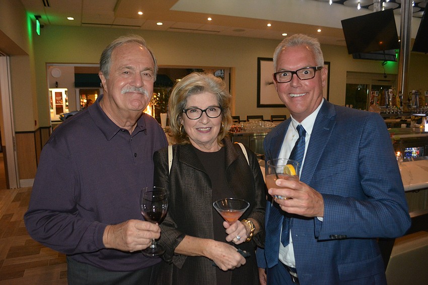 Lou and Lynn Merucci of the Inlets and Rich Pierro of the Inlets say they will be regular patrons of the Grove.