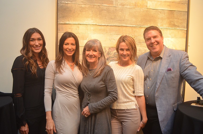 Ashley Guttridge, Katy McBrayer, Suzanne Jeffreys, Melissa Sherk and Alan MacLoughlin