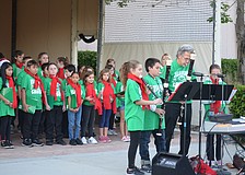 Wilkinson Elementary performs their chorus and recorder ensemble.