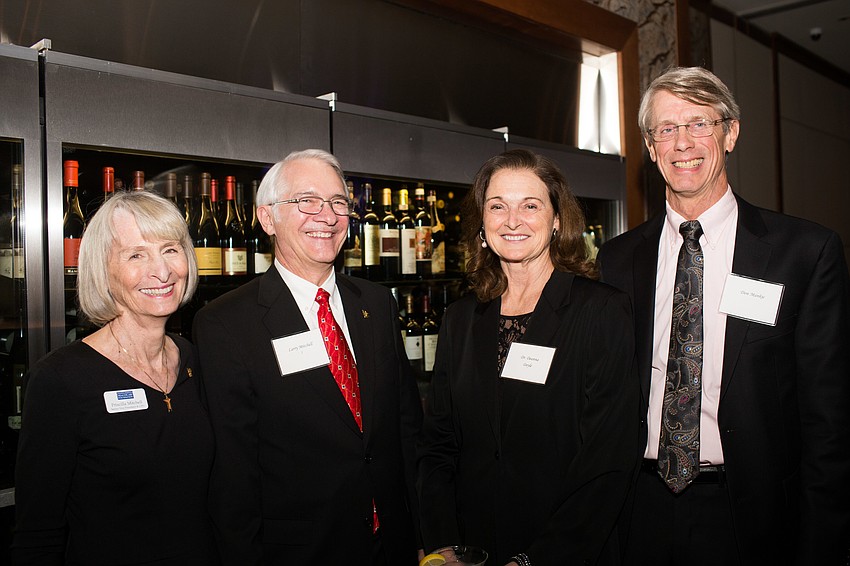 Priscilla and Larry Mitchell, Dr. Deanna Doyle and Don Mankie