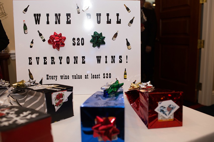 Wine bottles in bags were available for $20.