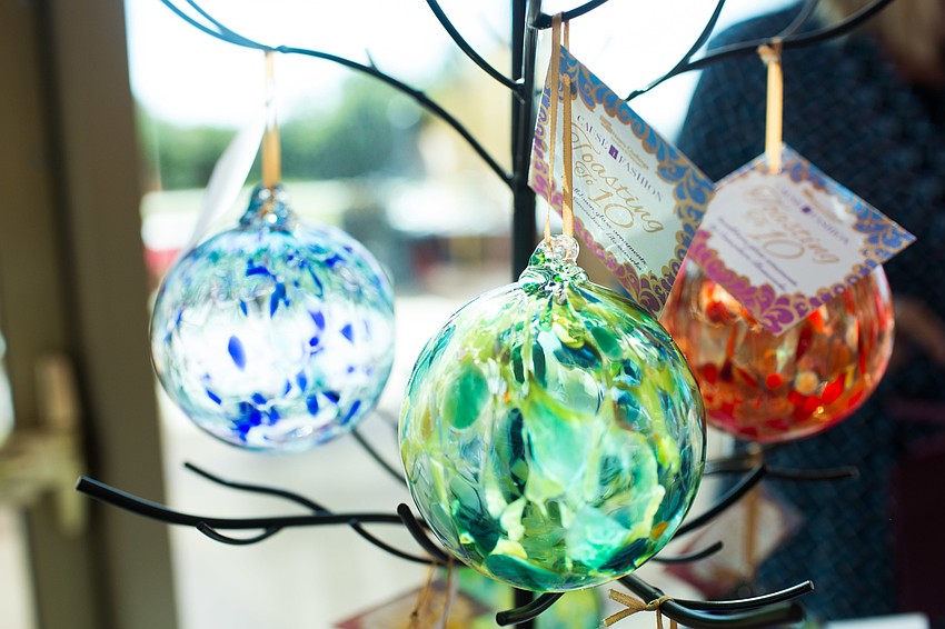 Guests could purchase a Somewhere Glass Ornament as a gift or for their own tree.