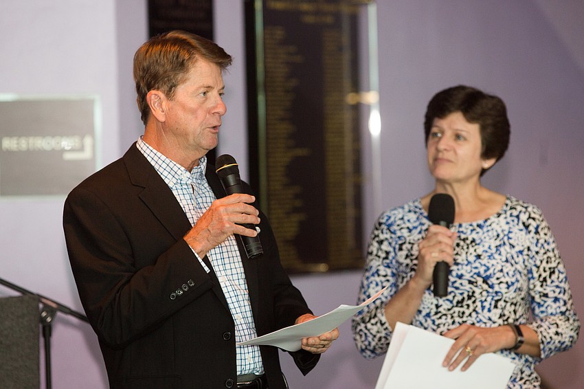 Keynote Speakers Peter and Kelly Gaylord made guests laugh throughout their speech.