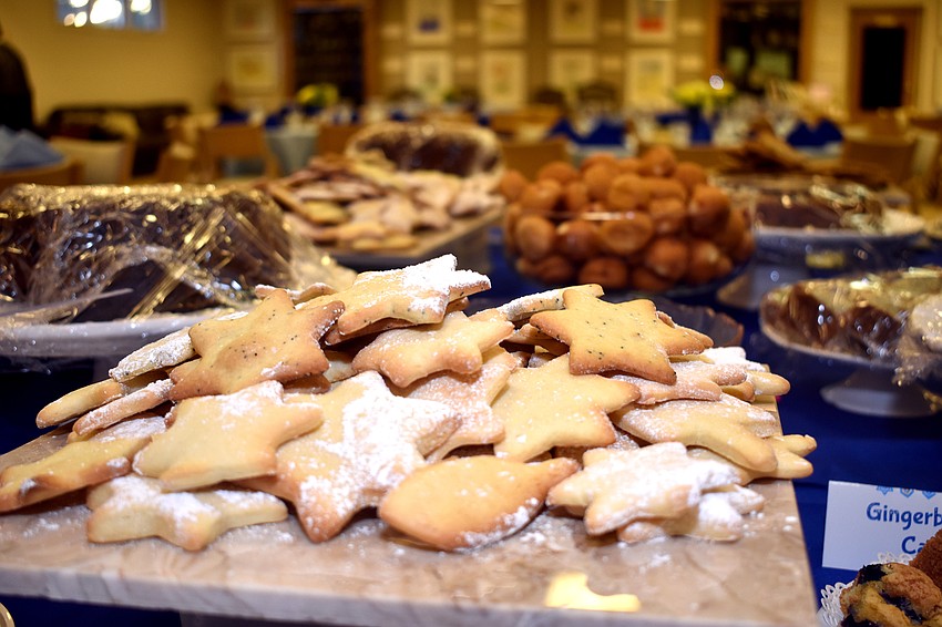 Sylvia Pastor made most of the desserts that were centered in the room.