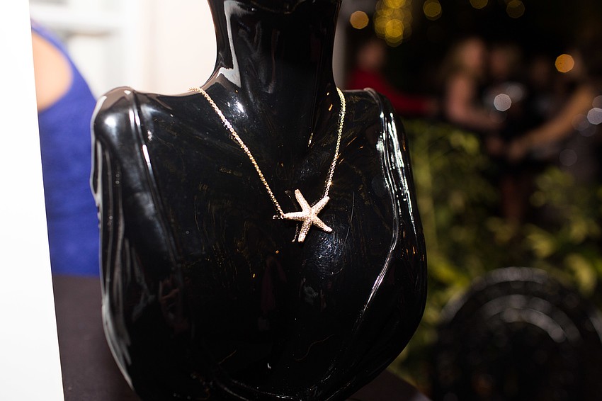 The raffle prize was a starfish necklace by Belinda Croffin