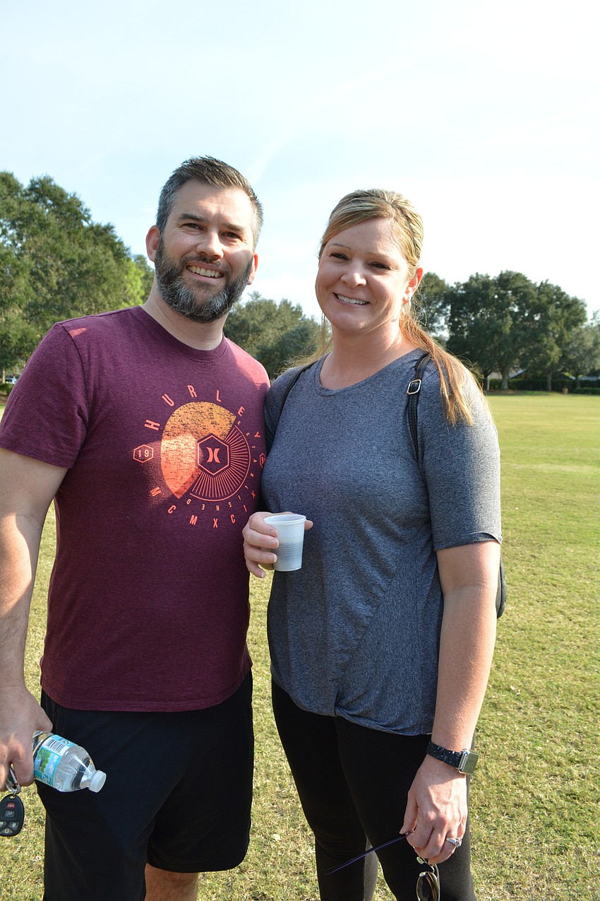 East County residents Ian and Jodi McCoy brought family who was visiting from out of town.