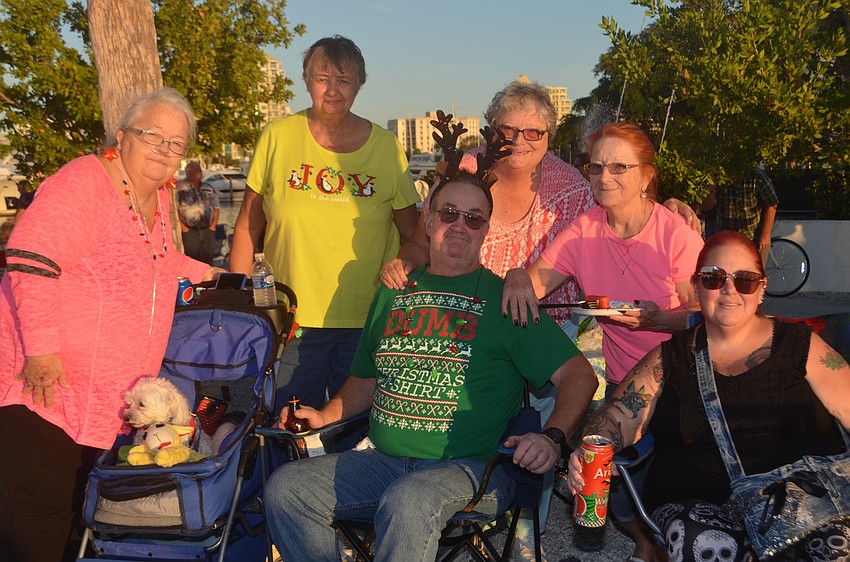 Susan Most, Martha Miller, Darlene Enders, Kevin Most, Keena Oatley and Linda Lewis