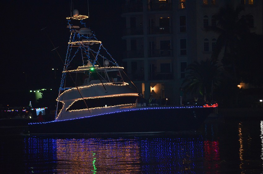 Boats ranged in size, from three decks to speedboats.