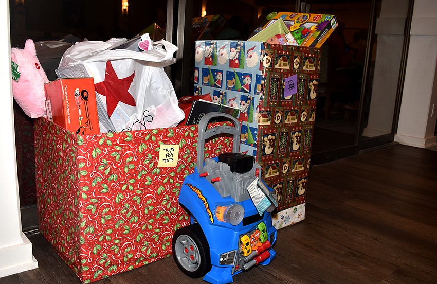 Residents donated gifts for Toys for Tots.