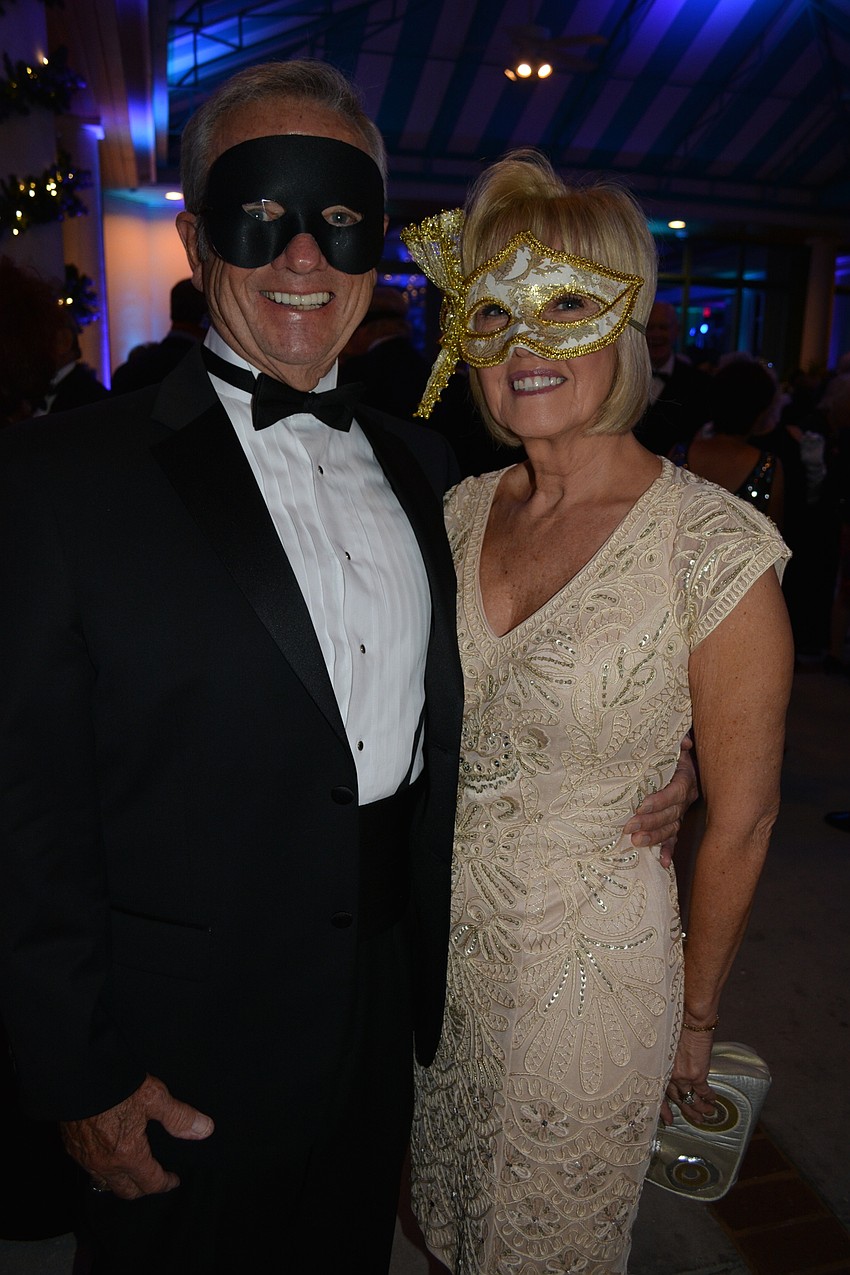 Buddy and Mary Leflar like the different themes the ball has each year.