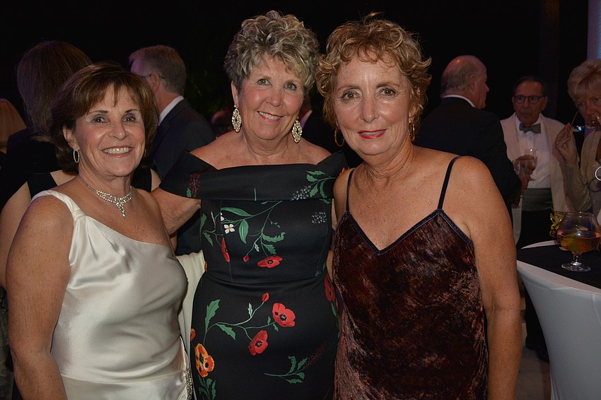 Lynn Wallin, Jane Paschke and Katy Arrillaga choose not to wear their masks much.