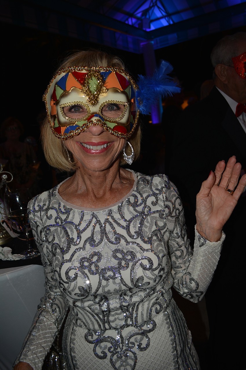 Evelyn Cooper bought her mask in Venice, Italy in 2015.