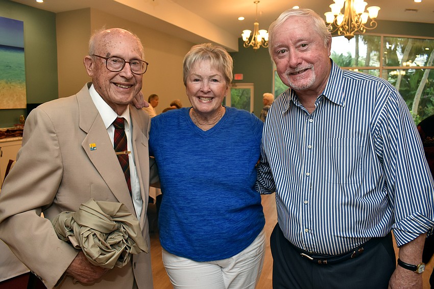 Fred Beyerlein, Lois Finley Shook and Gene Campbell