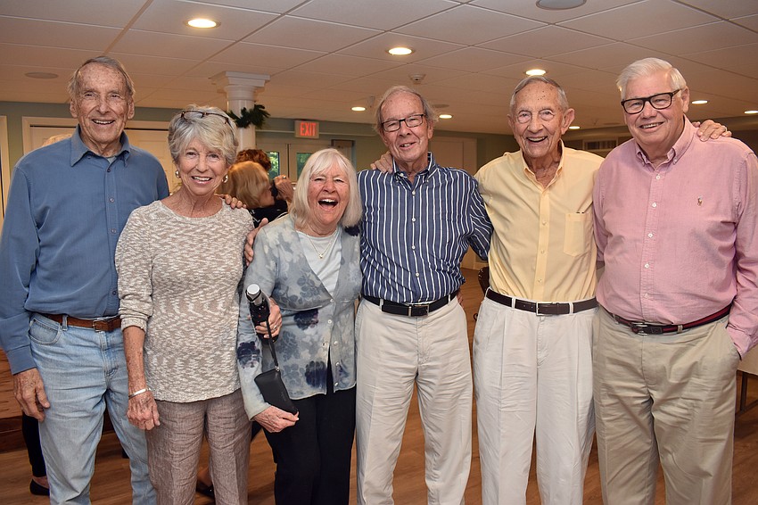 Dick Eichhorn, Patty Sabow, Mardene Eichhorn, Tom Sabow, Charlie Shook and John Holtzermann