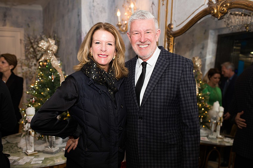 Hostess Elizabeth Moore and Michael Donald Edwards