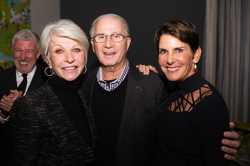 Debbie and Larry Haspel with Audrey Robbins