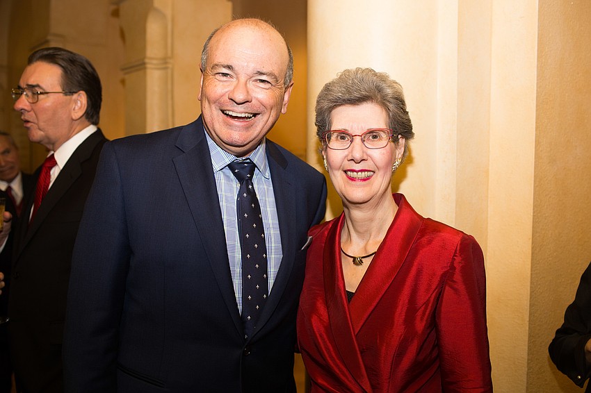 Executive Director Richard Russell and Rose Marie Proietti