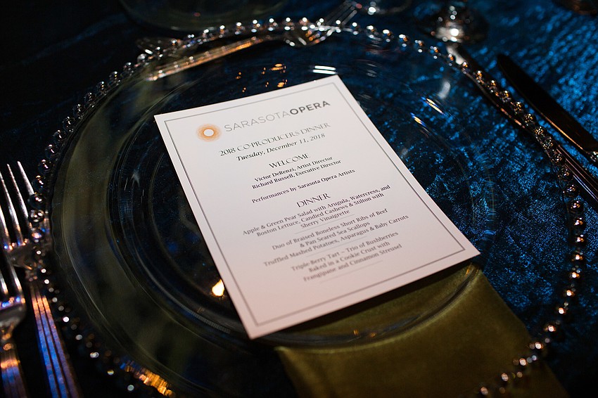 The dinner was hosted for the opera's co-producers.