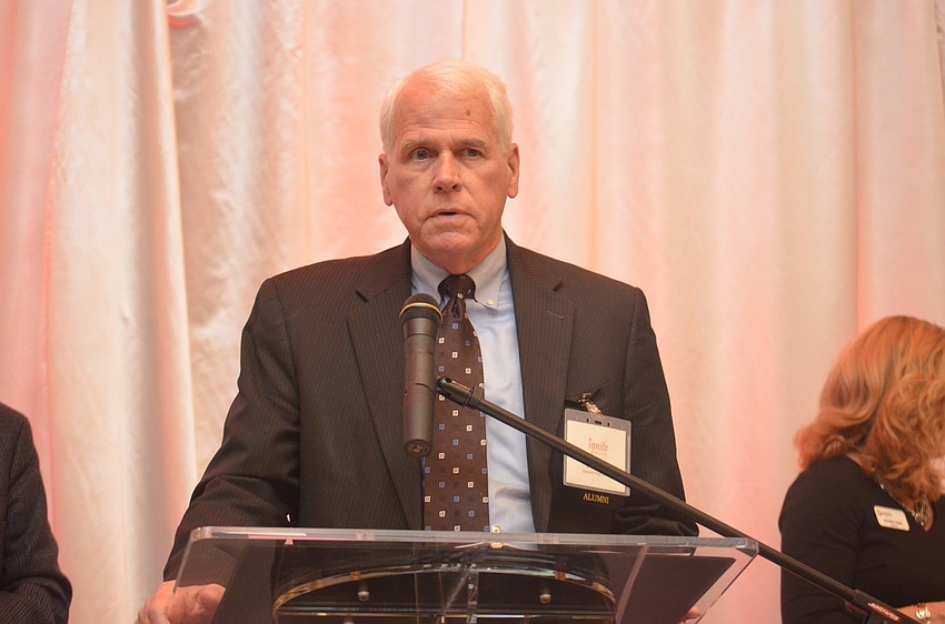 Recipient of the 2019 Alumni Distinction award Dan Bailey, Sarasota High School class of 1964, says teachers are the real heroes.