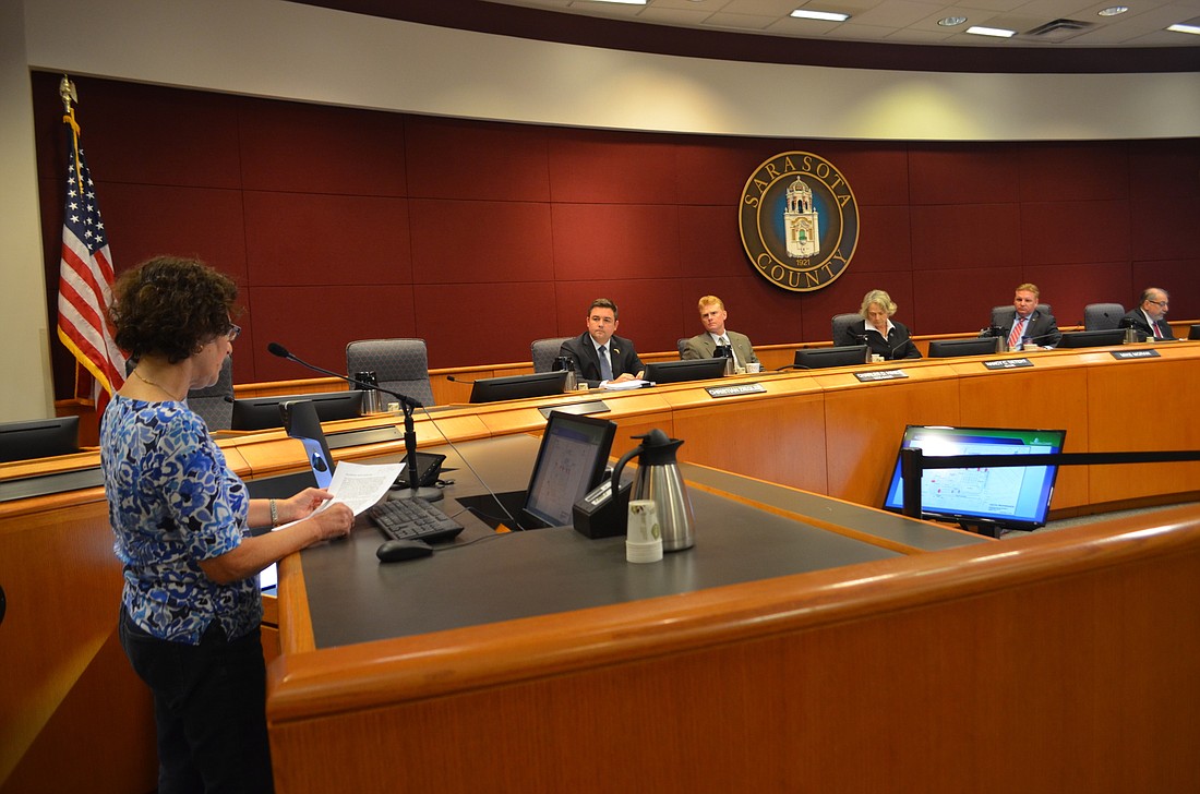Despite strenuous objections from residents such as Sura Kochman, the County Commission approved the proposed Siesta Promenade development Tuesday.