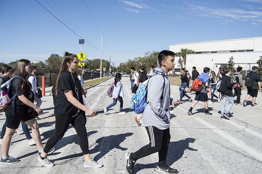 The question of School Avenue, which bisects the campus of Sarasota High, is still being discussed.