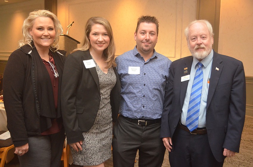 Shawna Machado, Event Chair Kristina Paape, Nicholas Paape and Kerry Dennis