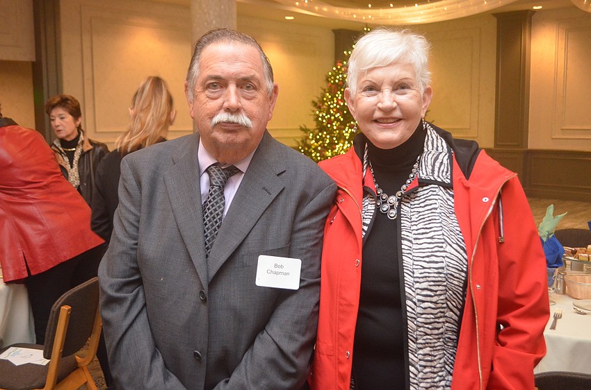 Bob Chapman and School Board Vice Chair Caroline Zucker