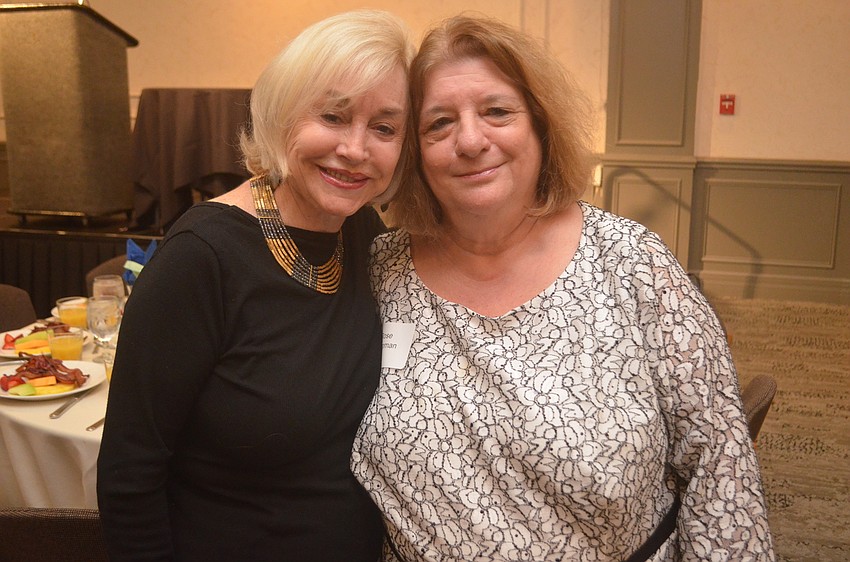 Gigi Huberman and award recipient Rose Chapman