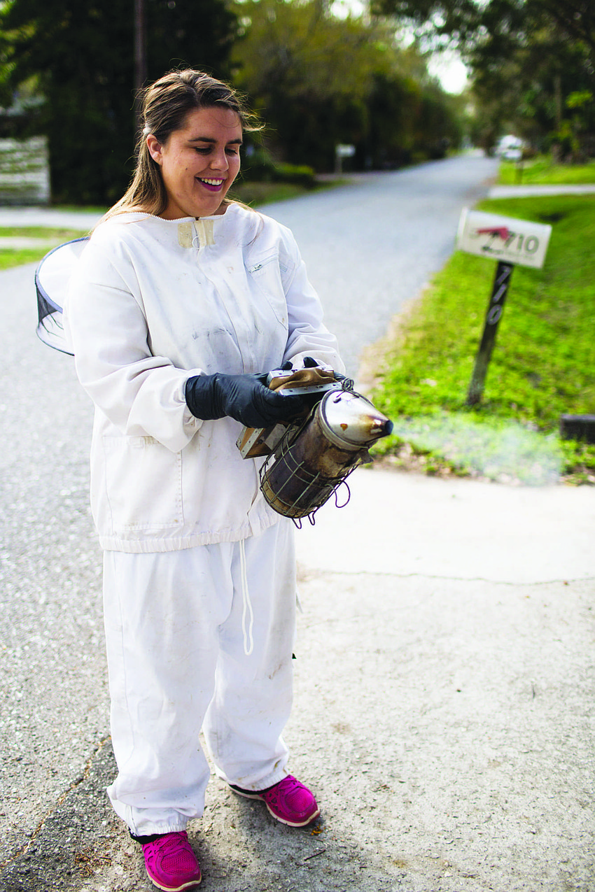 Reporter Katie Johns joined a beekeeper on a mission to relocate a hive.
