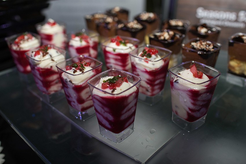 Desserts were also available for an after dinner snack.