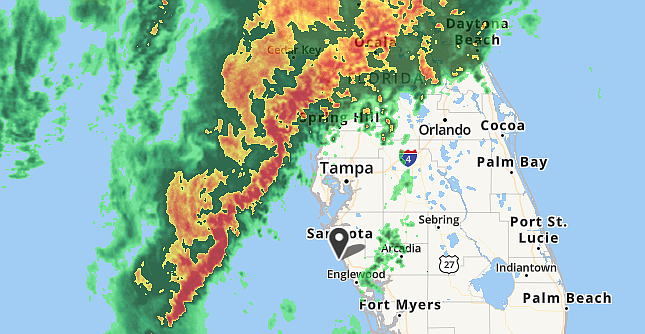 Rough weather is on the way.