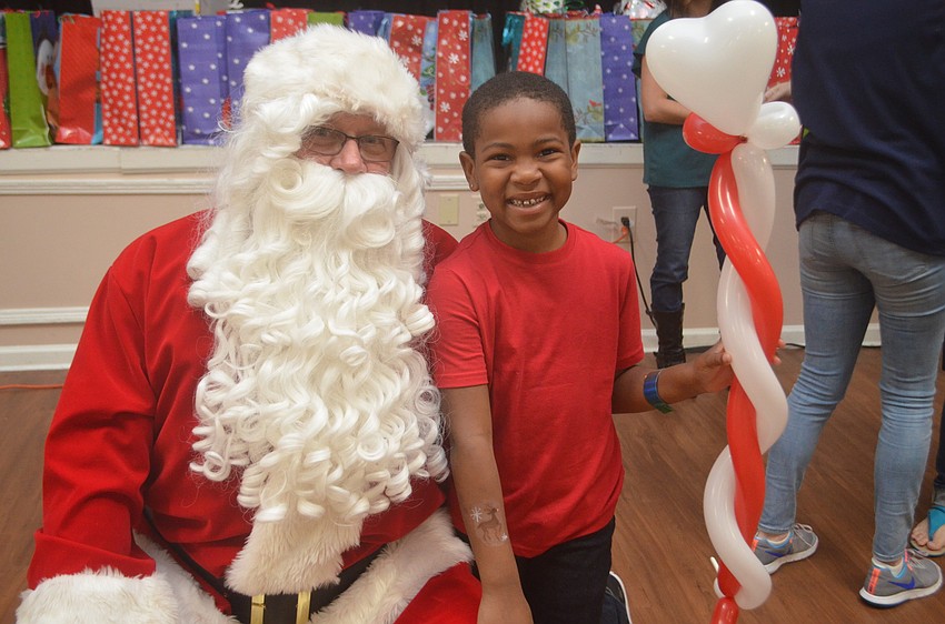Ke'shawn Graham and Santa